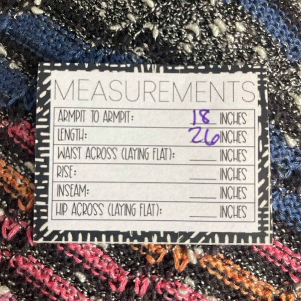NIC+ZOE | Women's Casual Linen Blend Missoni Style Striped Sweater | SIze PM - Picture 11 of 12